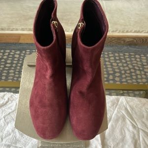 White House Black Market ankle boots with heels with beads